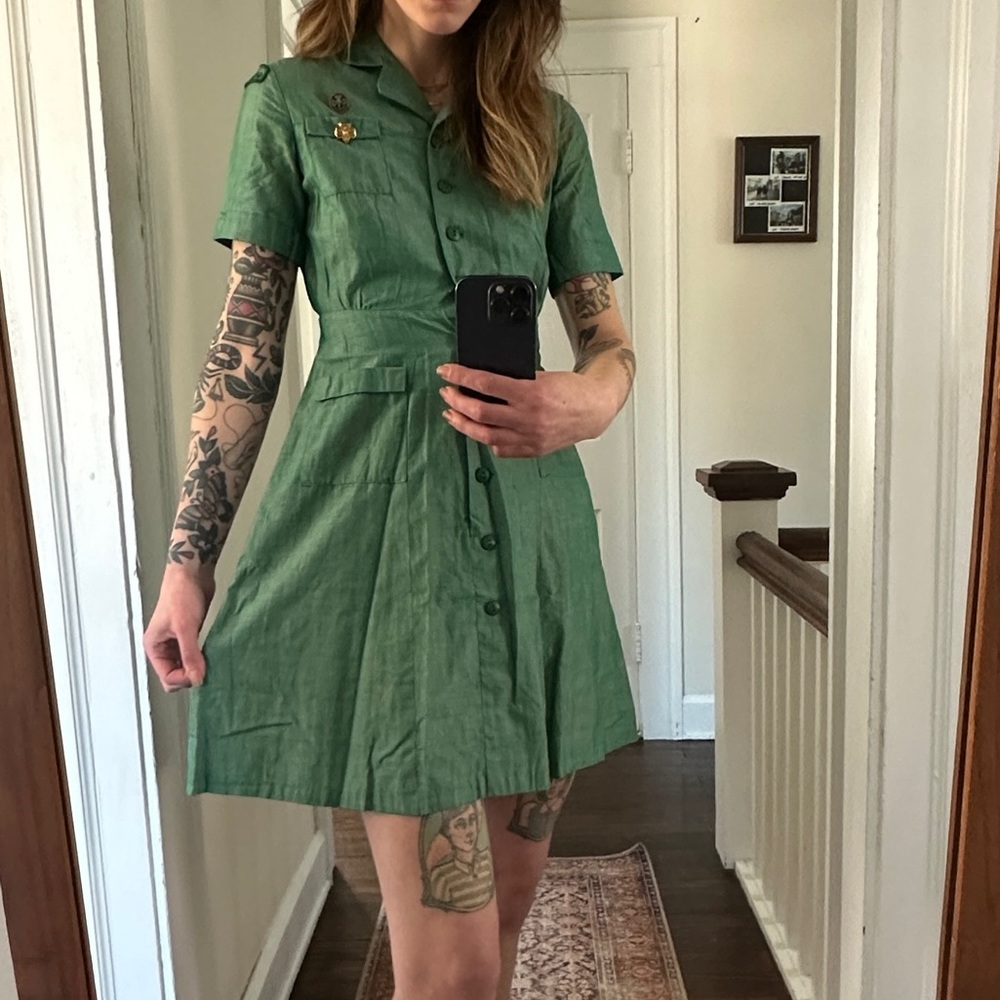 1940’s Vintage Girl Scouts of America uniform dress.